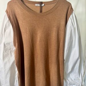 Chico's Tan Knit Top